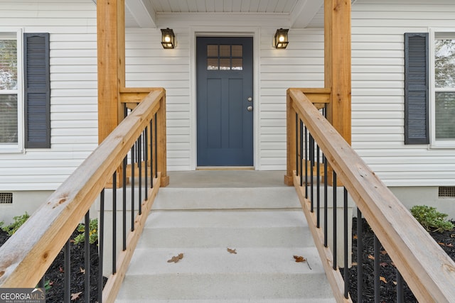 view of property entrance