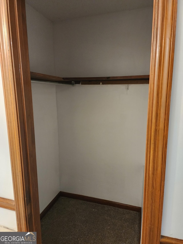 view of closet