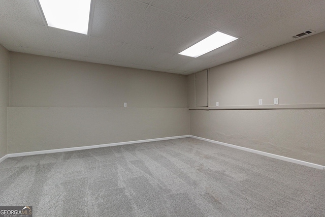 1510 Natchez Way, Grayson, GA 30017 - unfurnished room featuring carpet, baseboards, and a drop ceiling