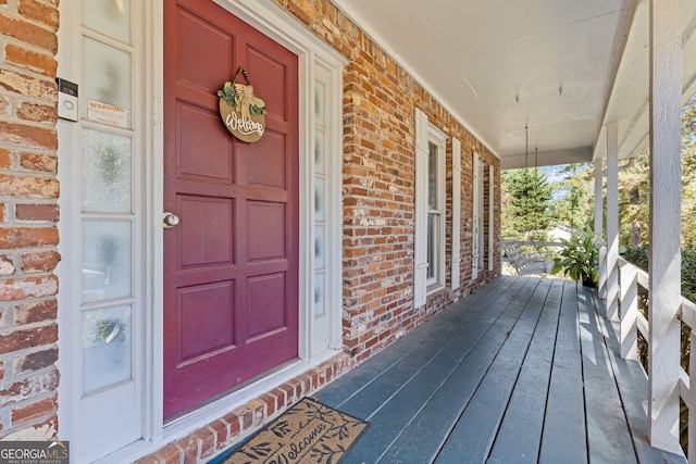 view of entrance to property