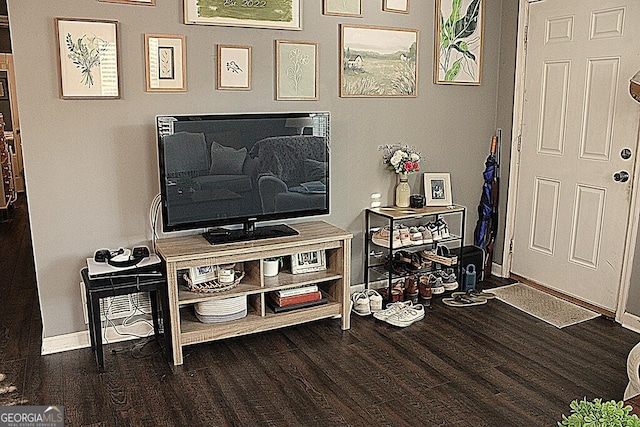 interior details featuring wood-type flooring