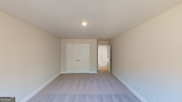 empty room with light carpet