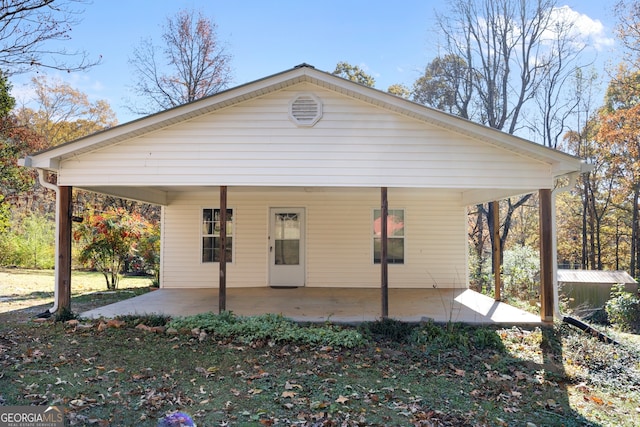 view of front facade