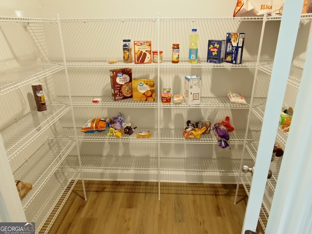 view of pantry