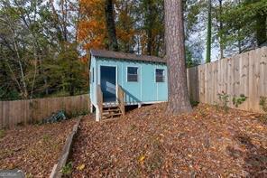 view of outbuilding