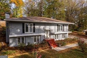 view of front of home