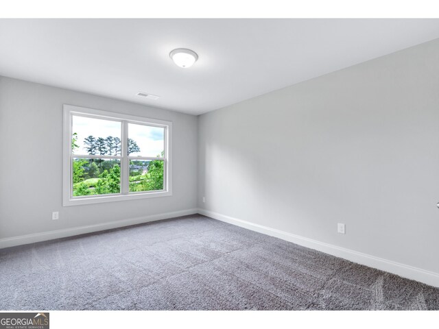 spare room featuring carpet floors