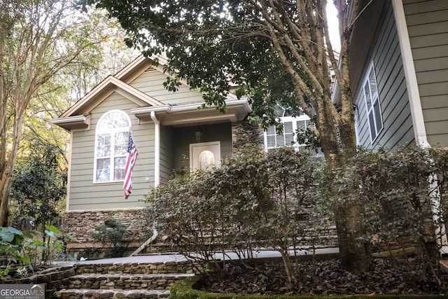 view of front of property