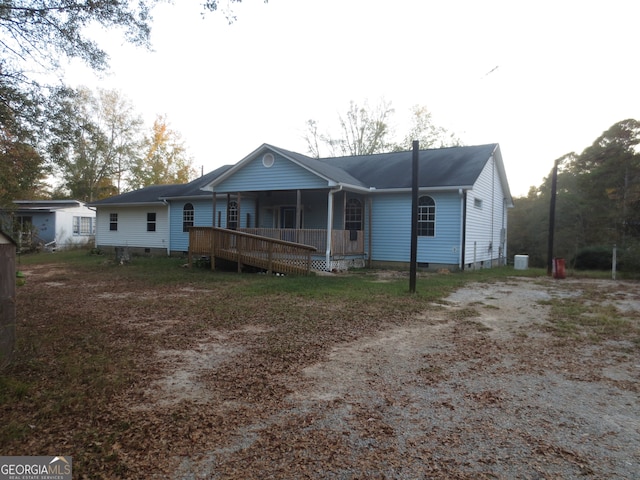 view of front of property