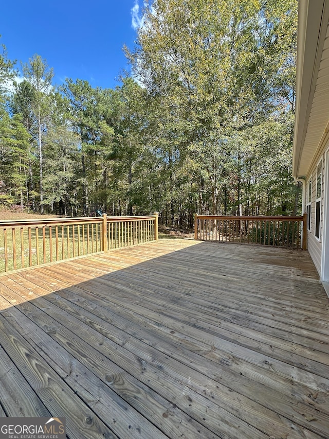 view of deck