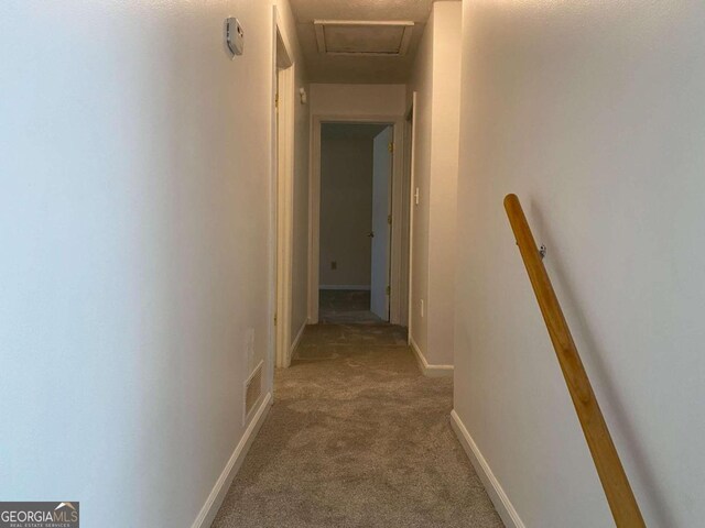 corridor with carpet