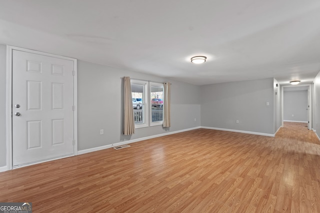 interior space with light wood-type flooring