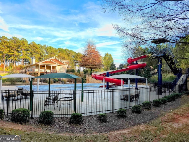 view of swimming pool