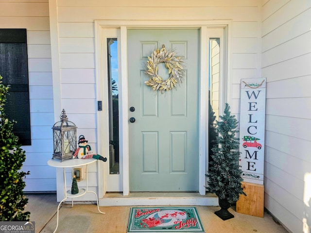 view of entrance to property