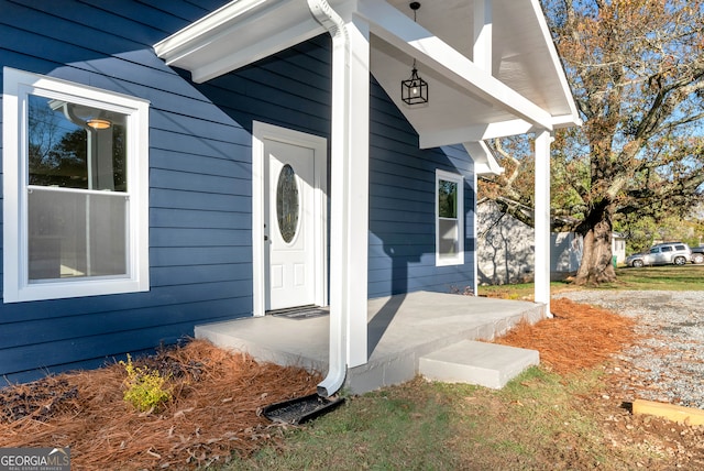 view of property entrance