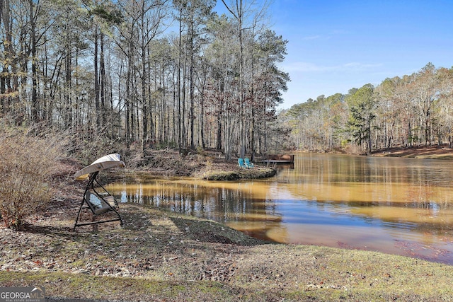 property view of water