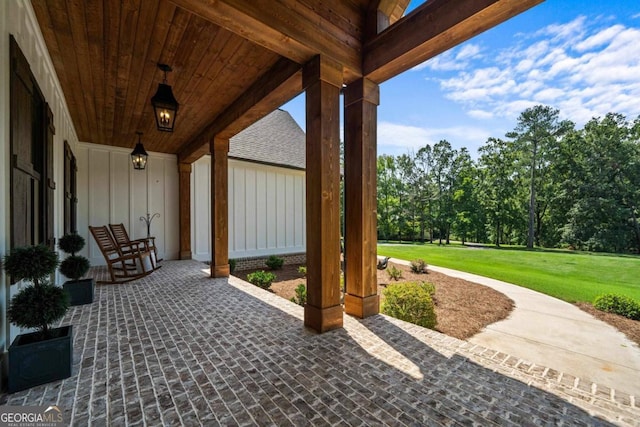 view of patio