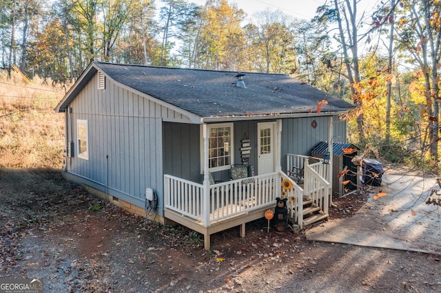 view of rear view of house