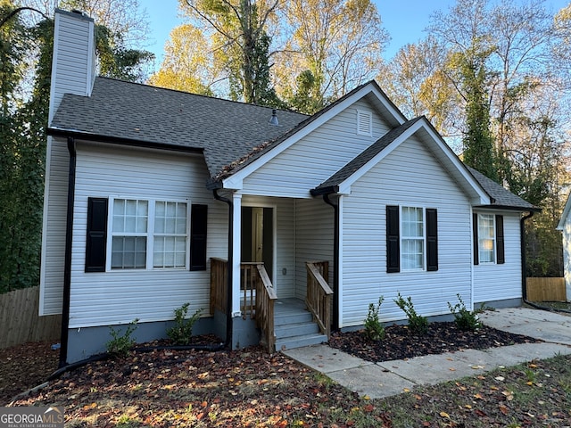 view of ranch-style house