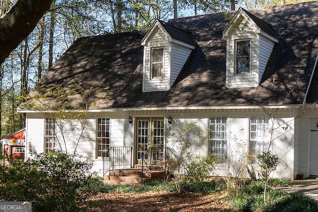 view of back of property