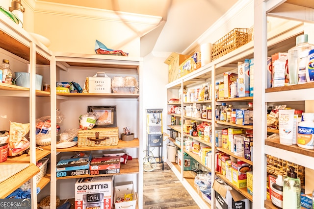 view of pantry