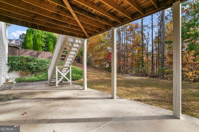 view of patio