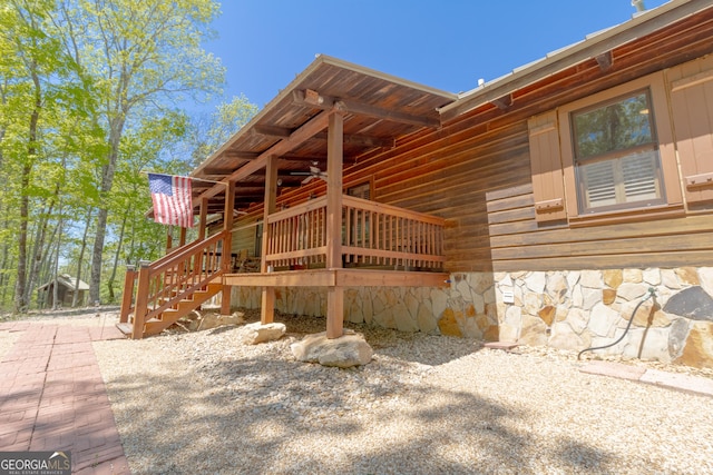 739 Barnes Mill Rd, Hamilton, GA 31811 - view of side of property featuring stairs