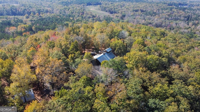 739 Barnes Mill Rd, Hamilton, GA 31811 - bird's eye view featuring a wooded view