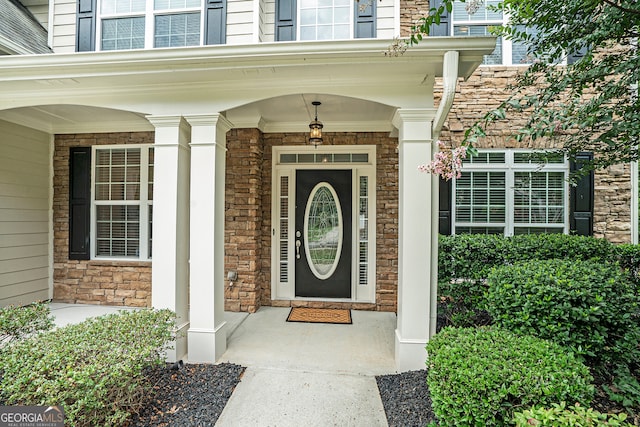 view of entrance to property