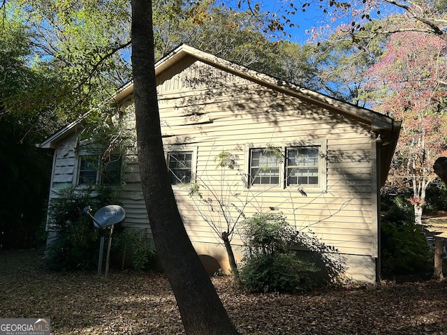 view of side of home