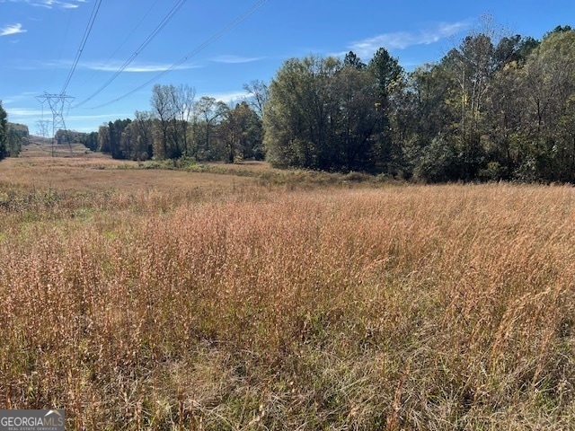 view of landscape with a rural view