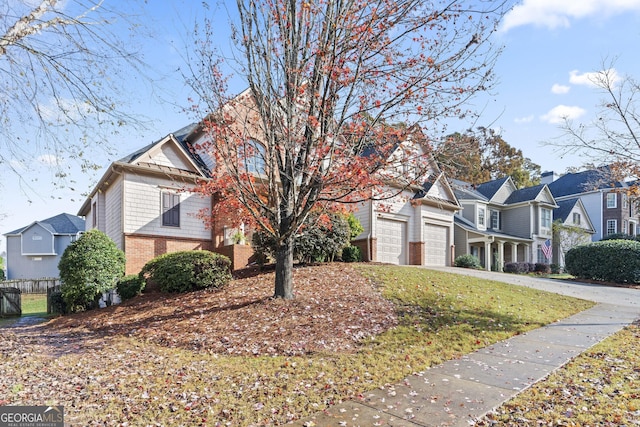 view of home's exterior featuring a garage