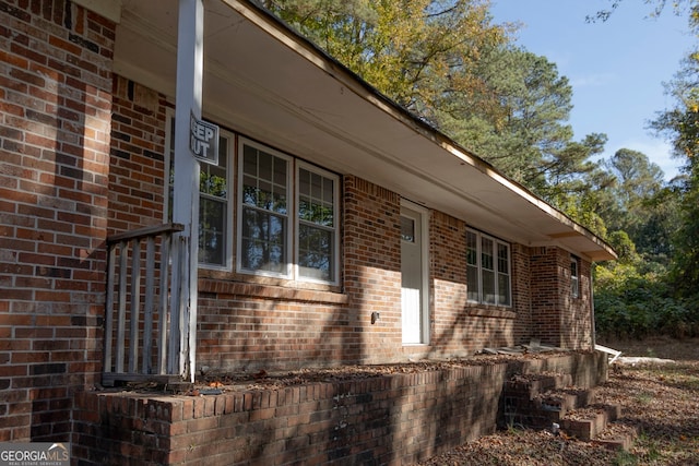 view of home's exterior