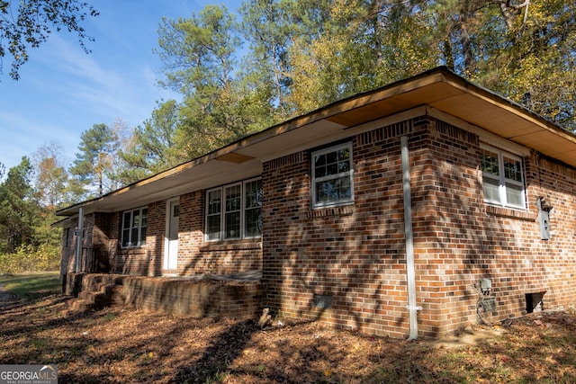 view of home's exterior