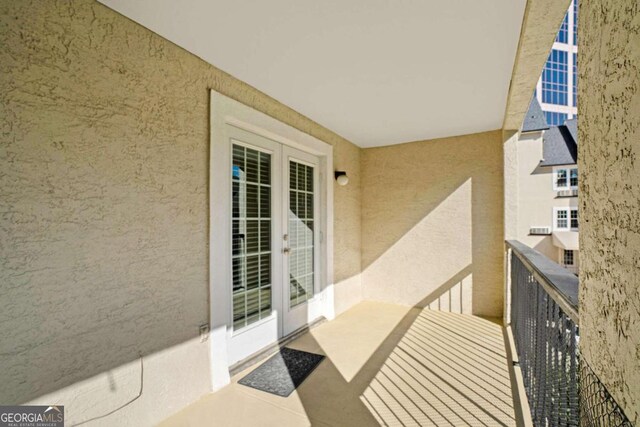 3655 Habersham Rd NE Unit 226-A, Atlanta, GA 30305 - balcony with french doors