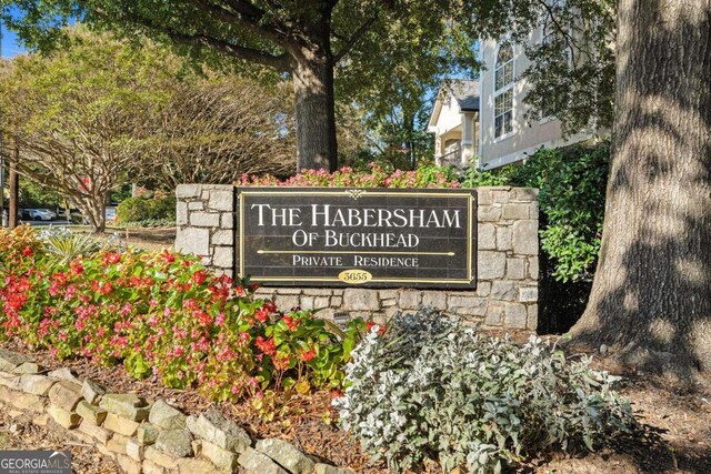 3655 Habersham Rd NE Unit 226-A, Atlanta, GA 30305 - view of community / neighborhood sign