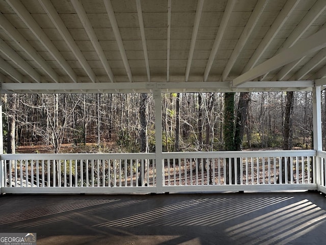 exterior space with a view of trees