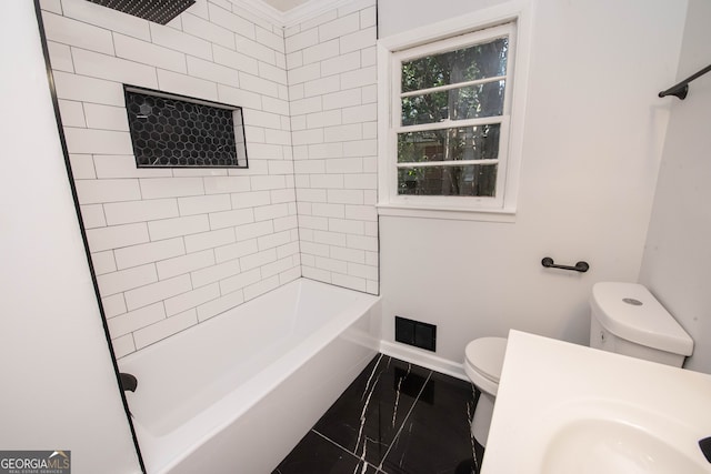 bathroom featuring toilet