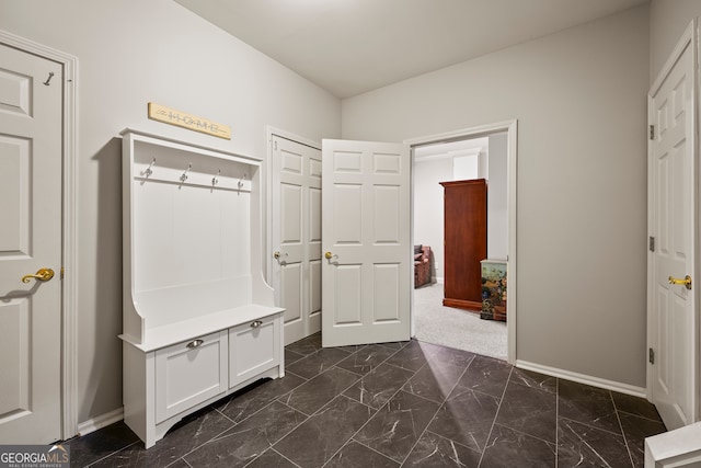 view of mudroom