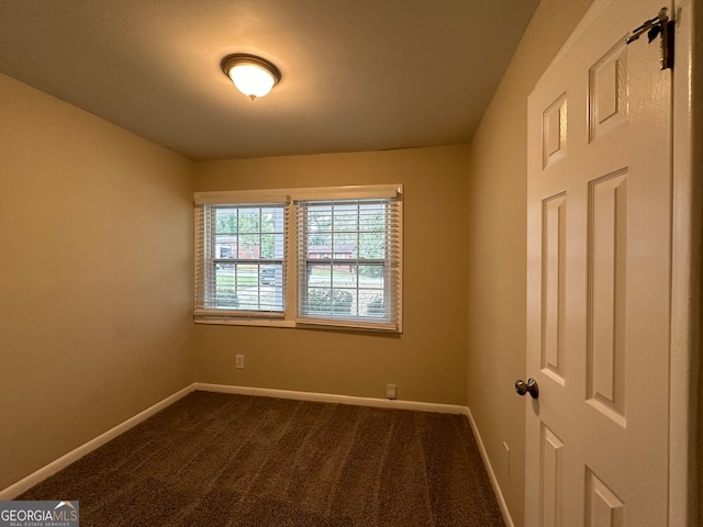 empty room with carpet floors