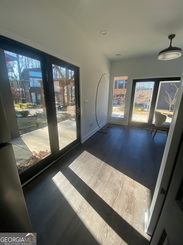 entryway featuring a healthy amount of sunlight