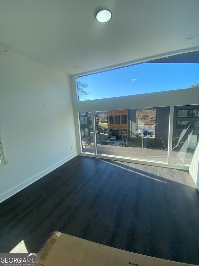 interior space featuring hardwood / wood-style flooring