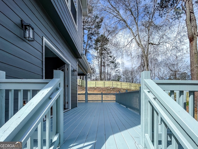 view of deck