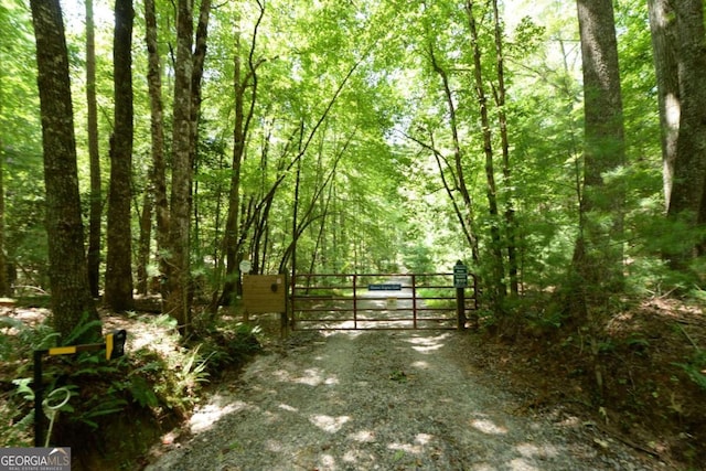 view of road