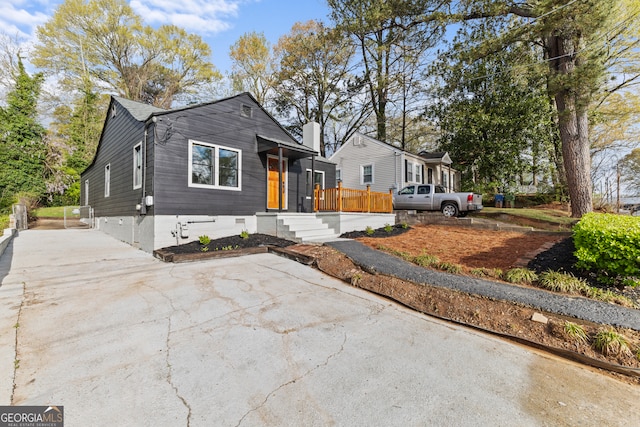 view of front of home