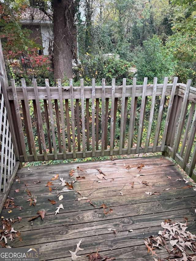 view of deck