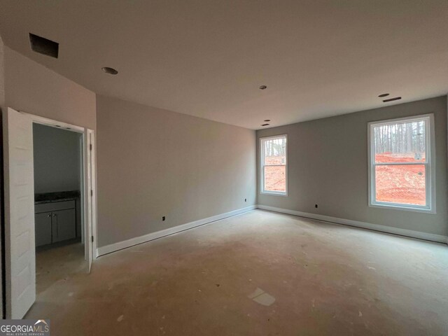 view of unfurnished room