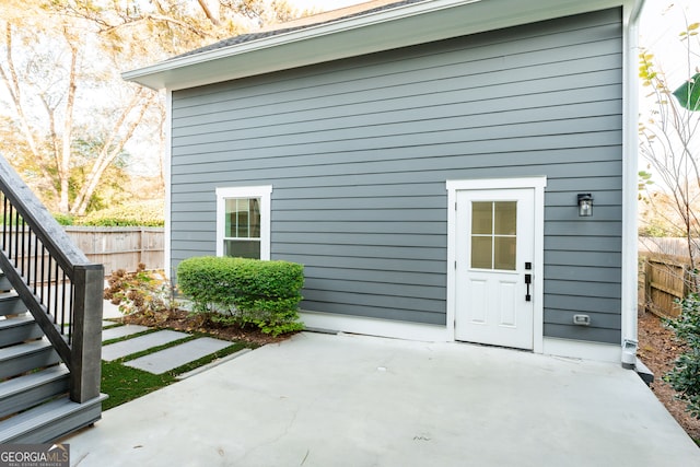 exterior space featuring a patio area