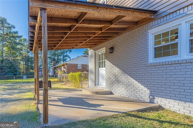 view of patio