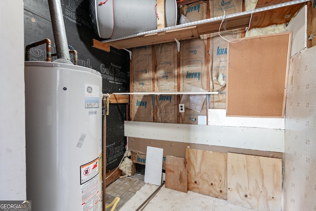 1396 Gale Dr, Norcross, GA 30093 - utility room featuring water heater
